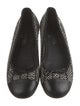 Chanel Interlocking CC Logo Tweed Ballet Flats