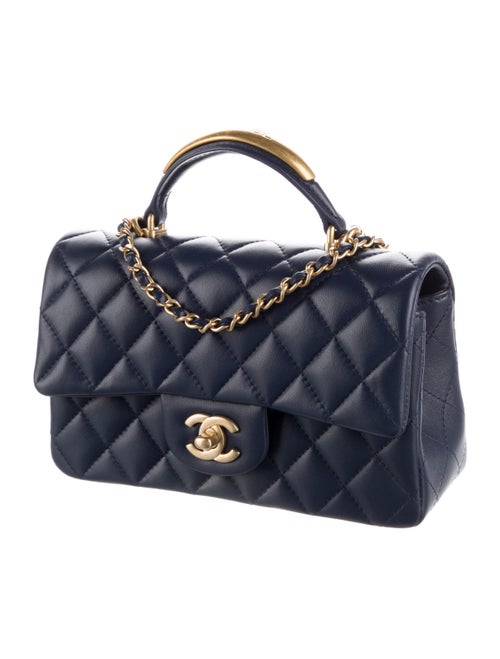 Chanel 2022 Mini Timeless Classic Handle Bag