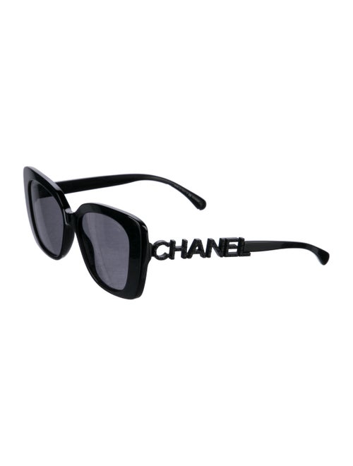 Chanel Interlocking CC Logo Square Sunglasses