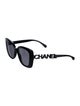 Chanel Interlocking CC Logo Square Sunglasses