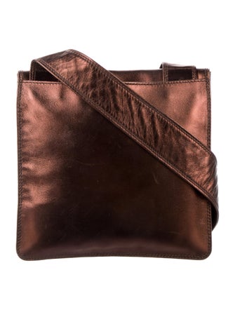 Chanel Metallic Lambskin Messenger Bag