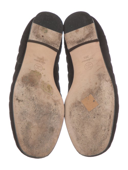 Chanel Interlocking CC Logo Suede Loafers