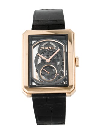 Chanel Boy-Friend Skeleton Manual Watch