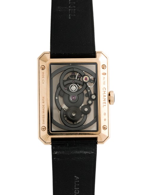 Chanel Boy-Friend Skeleton Manual Watch