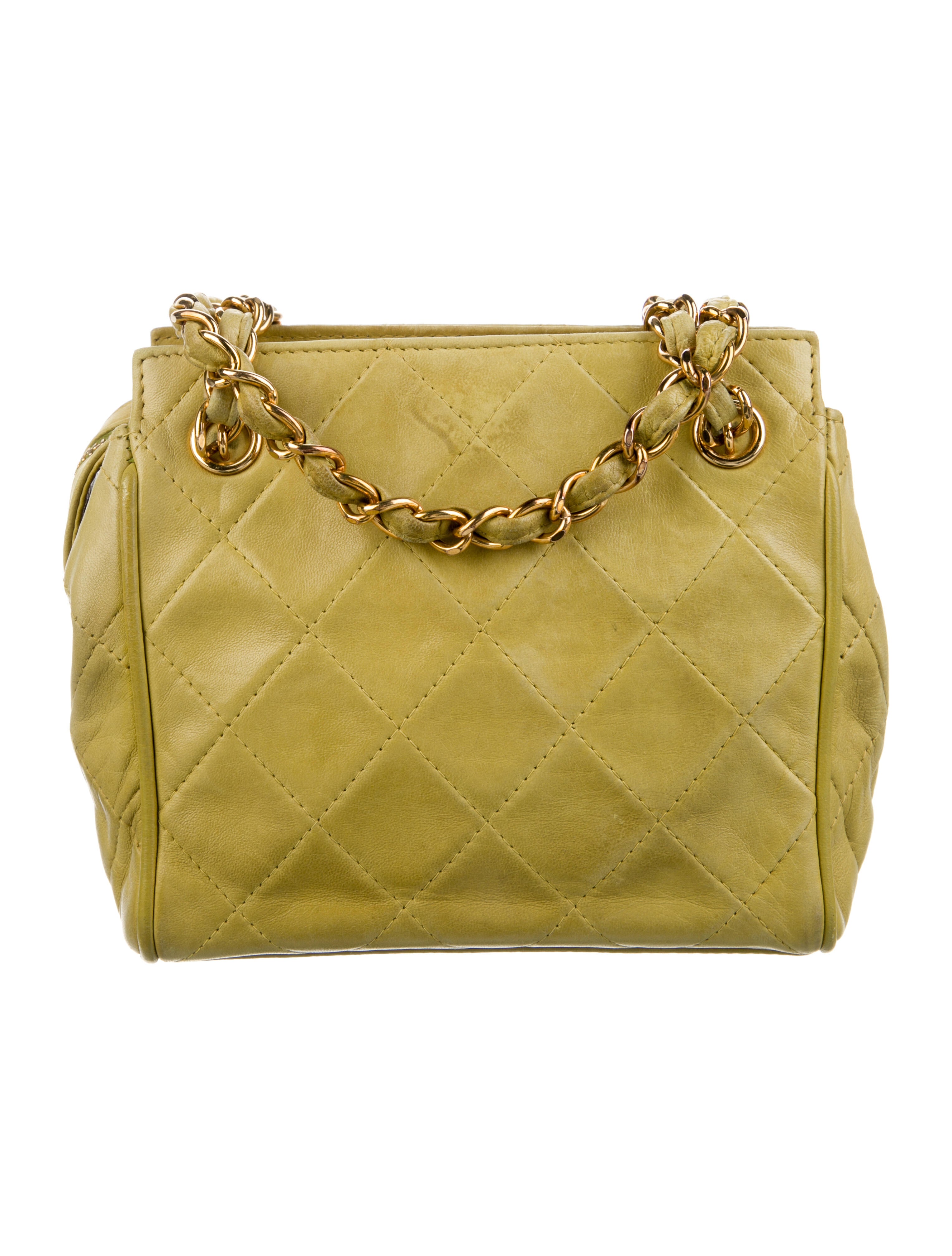 Chanel Quilted Mini Bag Green Crossbody Bags, Handbags CHA906885