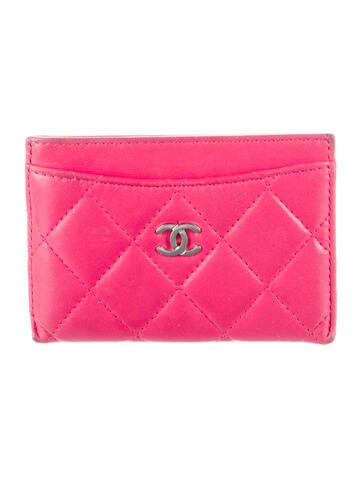 Chanel Wallets 2015-2016 Interlocking CC Logo Card Holder