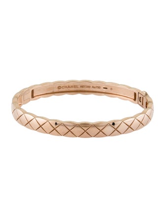 Chanel 18k Coco Crush Bangle Bracelet