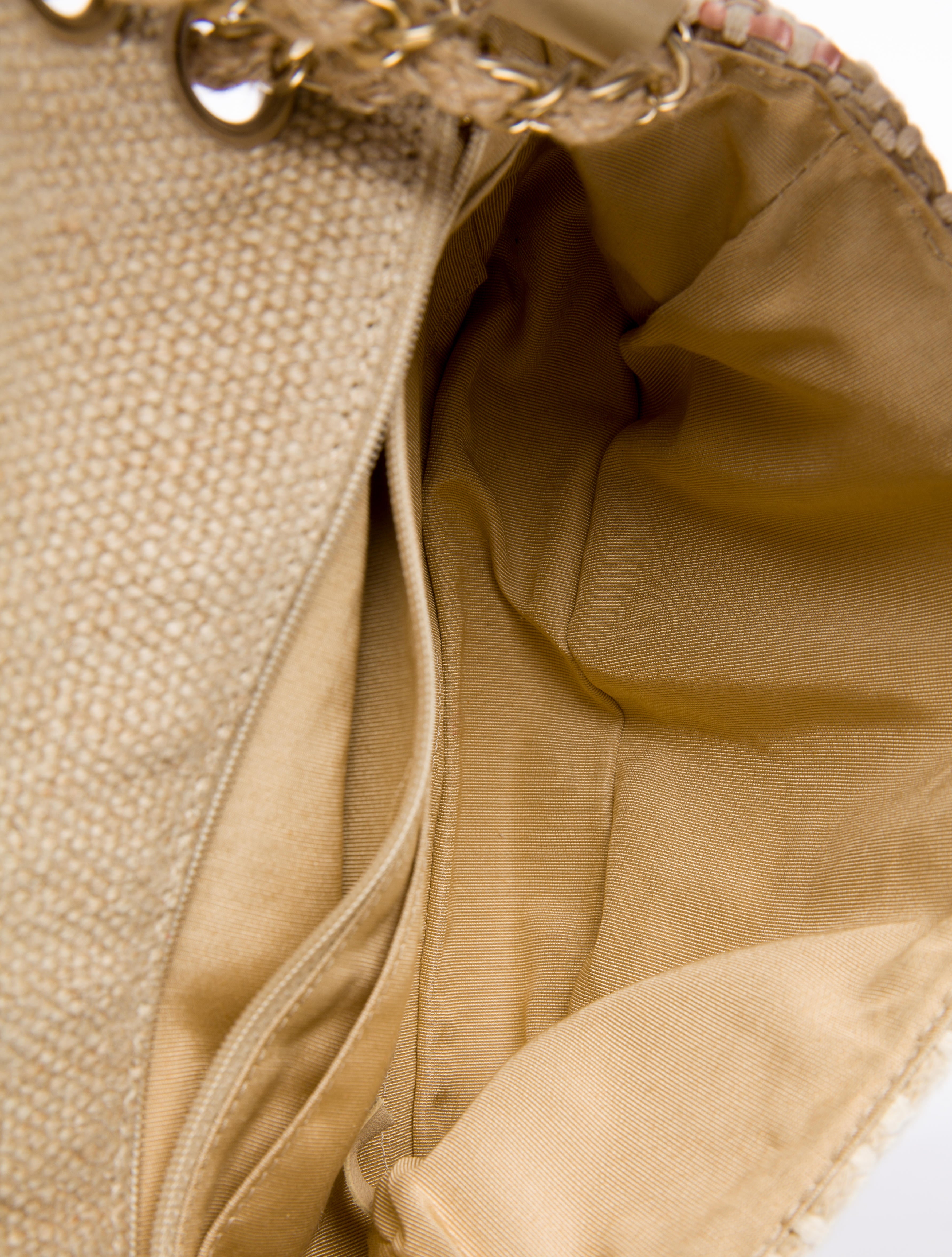 Chanel Tweed & Jute Flap Bag