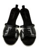 Chanel Interlocking CC Logo PVC Slides