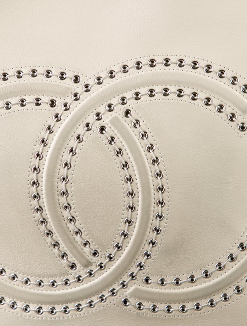 Chanel Large Coco Eyelets Shopping Tote