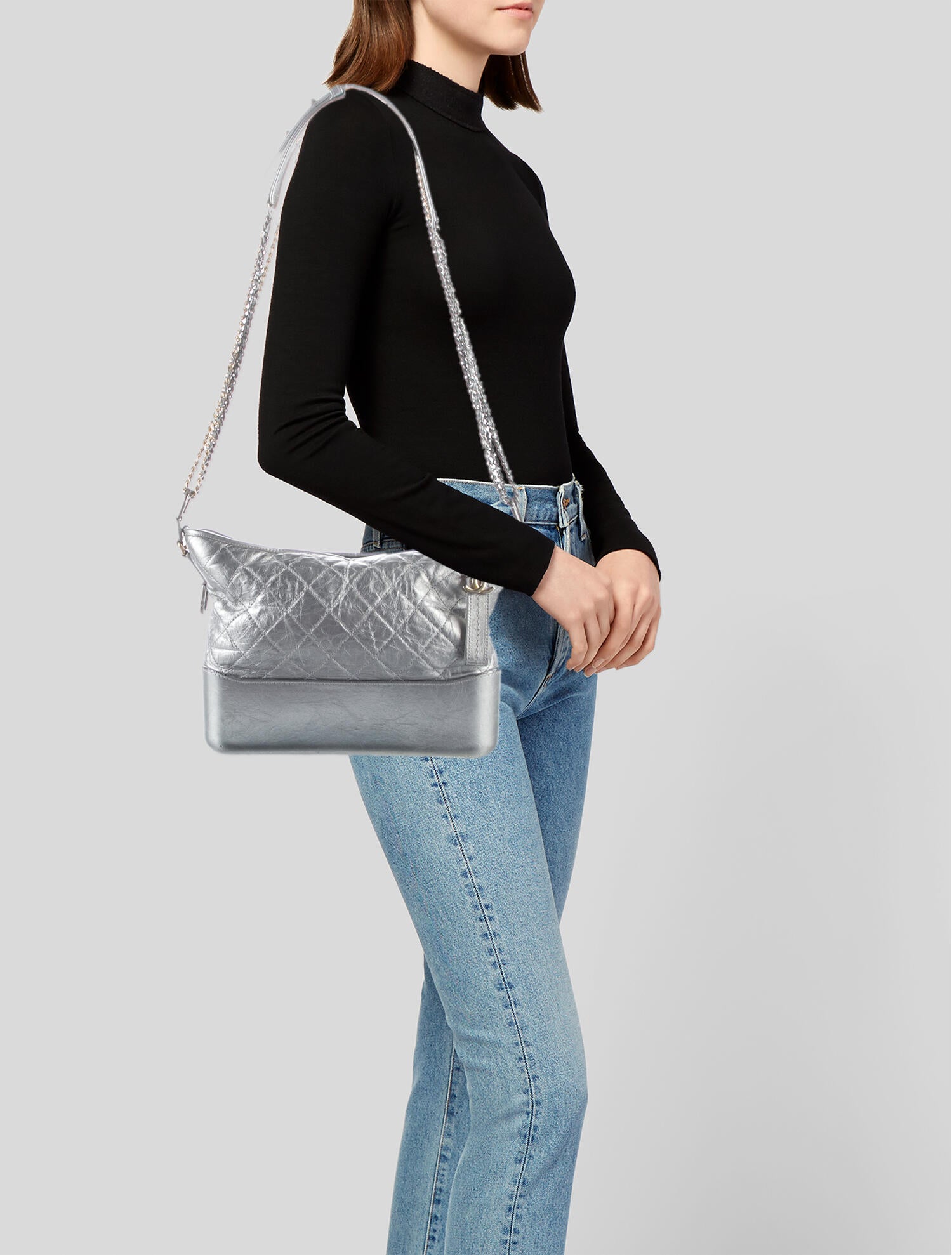 Chanel Medium Gabrielle Hobo Metallic Shoulder Bags, Handbags