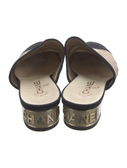 Chanel 2018 Interlocking CC Logo Mules