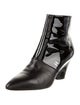 Chanel Interlocking CC Logo Patent Leather Boots
