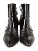 Chanel Interlocking CC Logo Patent Leather Boots