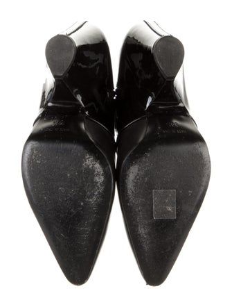 Chanel Interlocking CC Logo Patent Leather Boots