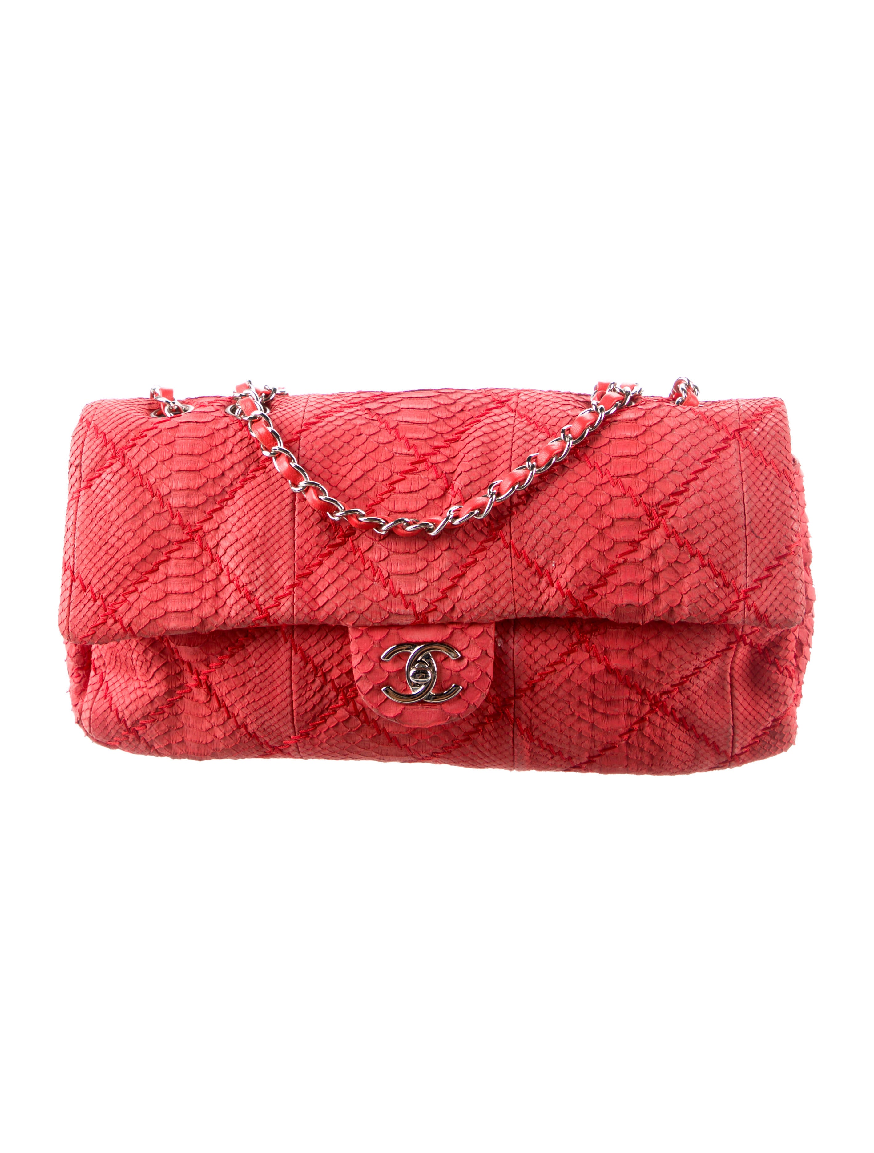 Chanel Ultimate Stitch Python Flap Bag