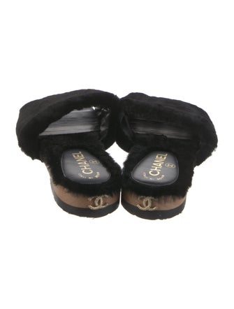 Chanel 2017 Interlocking CC Logo Slides