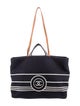 Chanel Large Denim CC Shopping Tote
