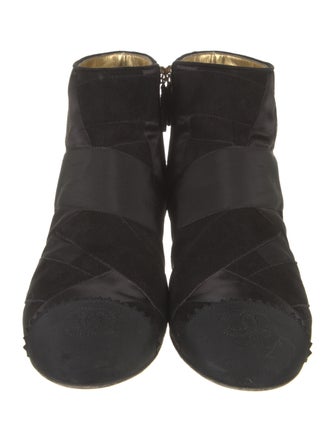 Chanel 2017 Interlocking CC Logo Boots