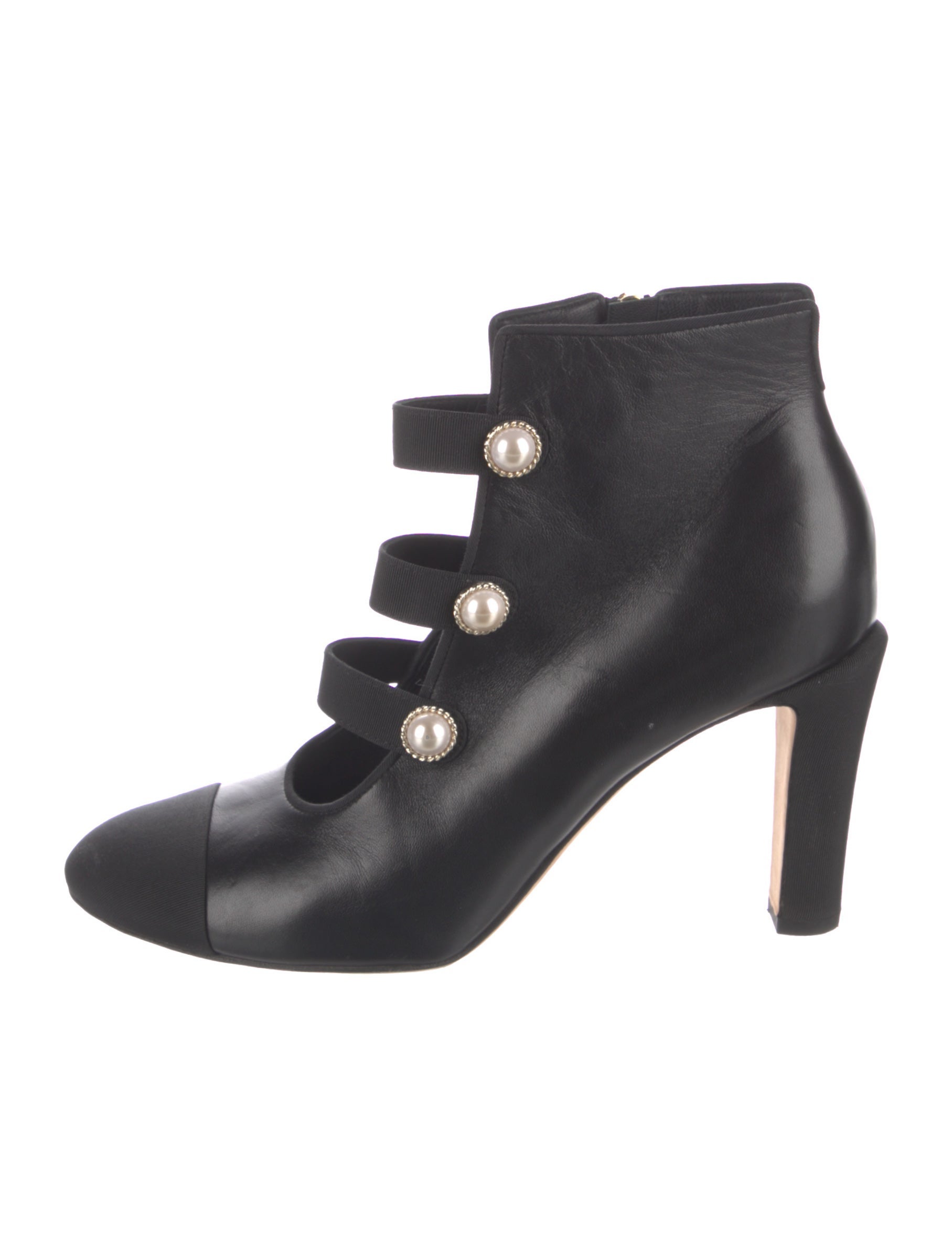 Chanel 2017 Interlocking CC Logo Boots