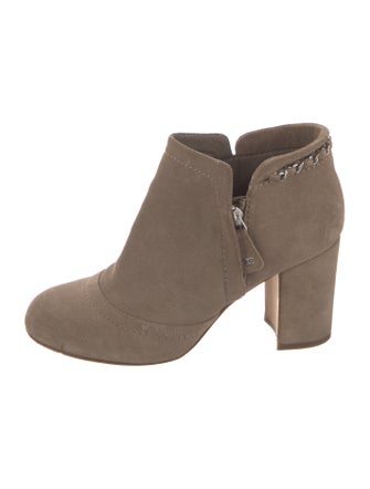 Chanel 2014 Interlocking CC Logo Boots