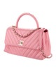 Chanel Small Chevron Coco Handle Bag