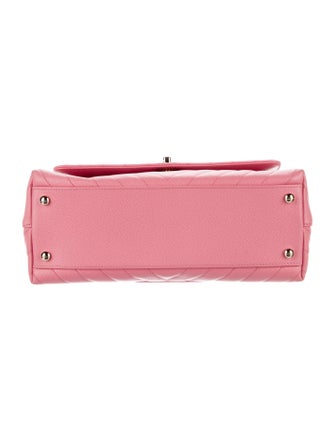 Chanel Small Chevron Coco Handle Bag