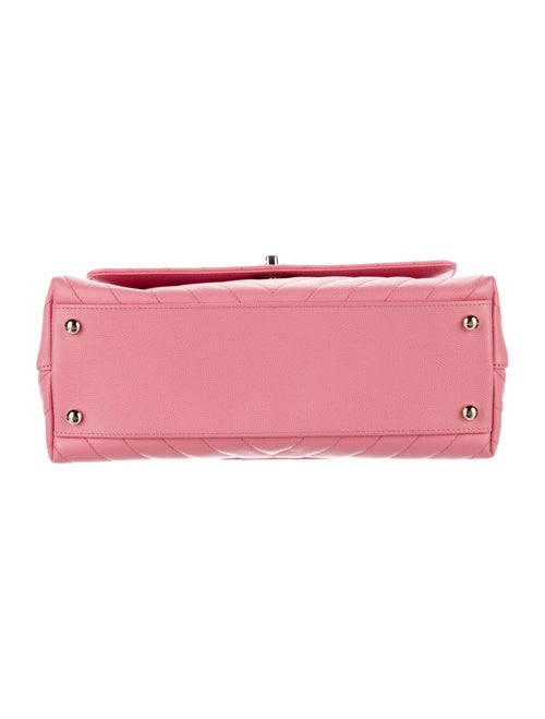 Chanel Small Chevron Coco Handle Bag