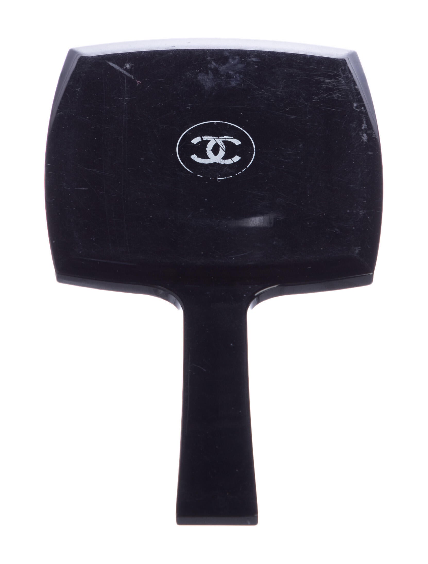 Chanel Square Handheld Mirror Black Mirrors, Decor & Accessories