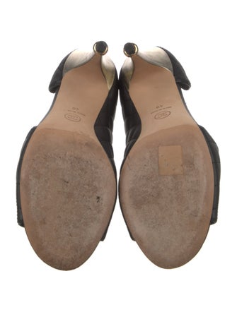 Chanel 2015 Interlocking CC Logo Boots