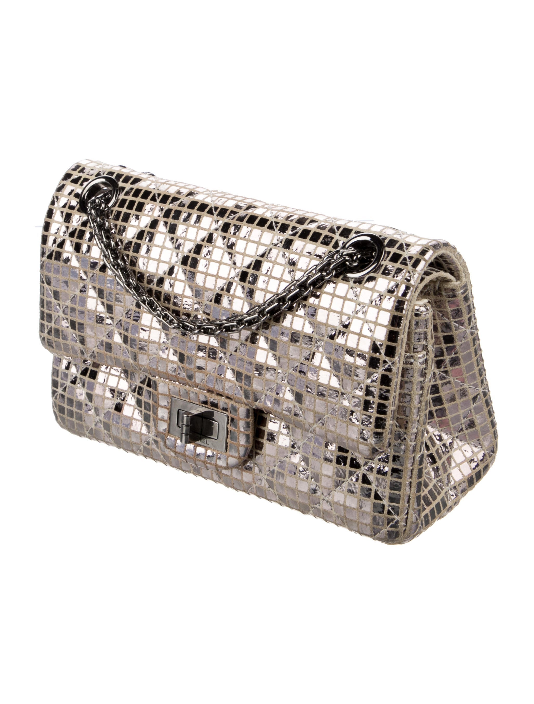 Chanel Mirror Reissue Mini Flap Bag Metallic Shoulder Bags, Handbags CHA921755 The RealReal