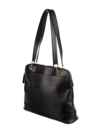 Chanel Vintage Caviar Chain Tote
