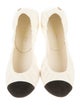 Chanel 2012 Interlocking CC Logo Ballet Flats