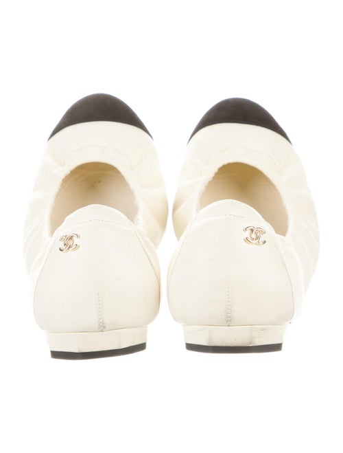Chanel 2012 Interlocking CC Logo Ballet Flats