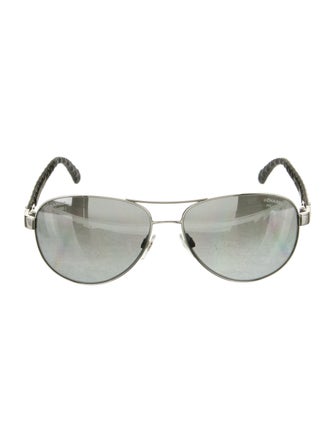 Chanel Interlocking CC Logo Aviator Sunglasses