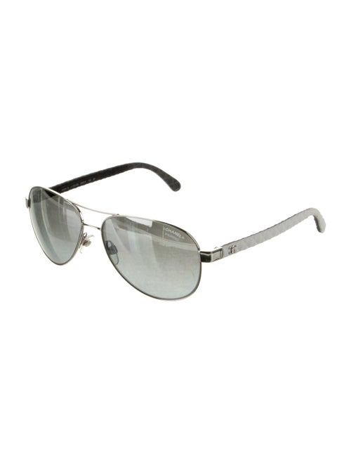 Chanel Interlocking CC Logo Aviator Sunglasses