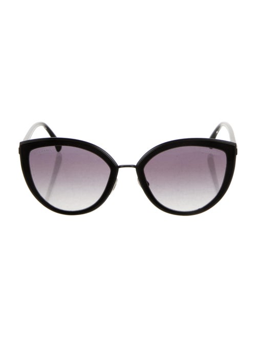Chanel Logo Cat-Eye Cat-Eye Sunglasses