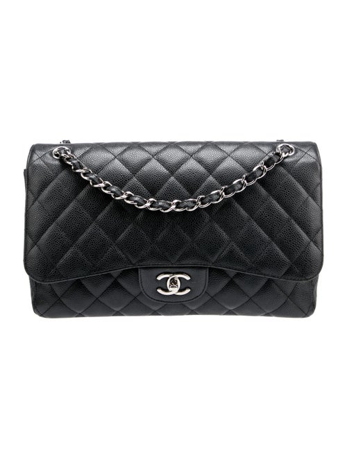 Chanel Classic Caviar Jumbo Double Flap Bag