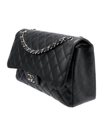 Chanel Classic Caviar Jumbo Double Flap Bag
