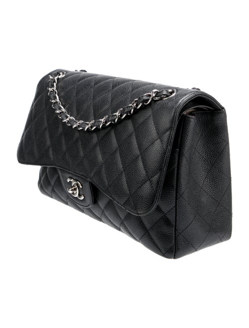 Chanel Classic Caviar Jumbo Double Flap Bag