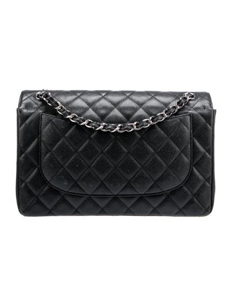 Chanel Classic Caviar Jumbo Double Flap Bag