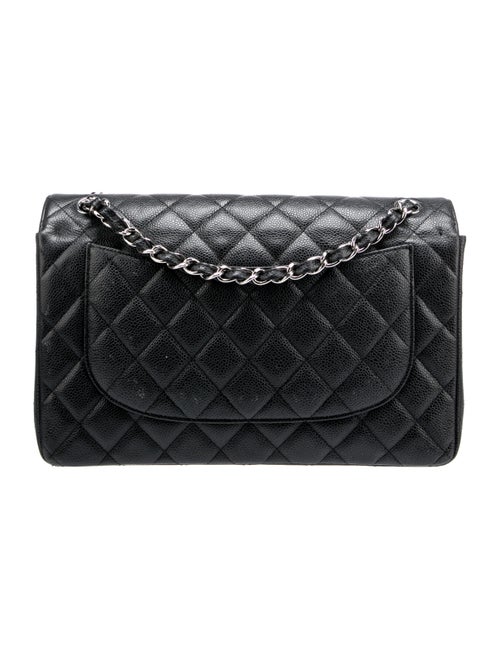 Chanel Classic Caviar Jumbo Double Flap Bag