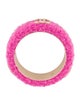 Chanel Tweed CC Bangle Bracelet