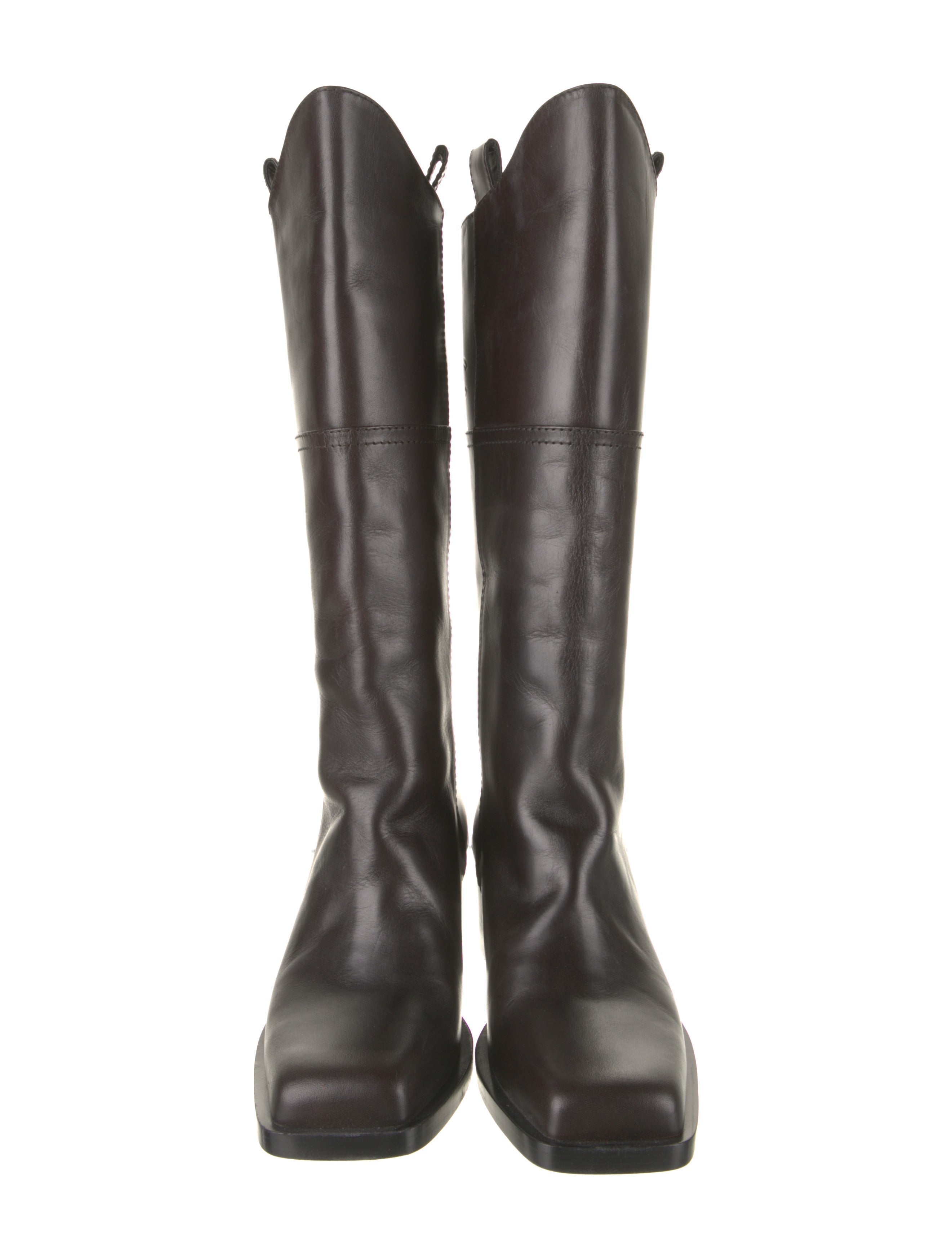 Chanel 2014 Interlocking CC Logo Riding Boots