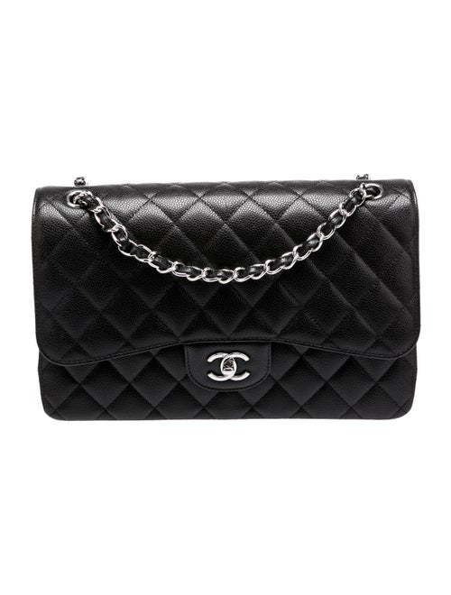 Chanel 2023 Jumbo Caviar Classic Double Flap Bag