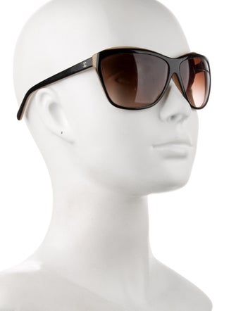Chanel Interlocking CC Logo Oversize Sunglasses