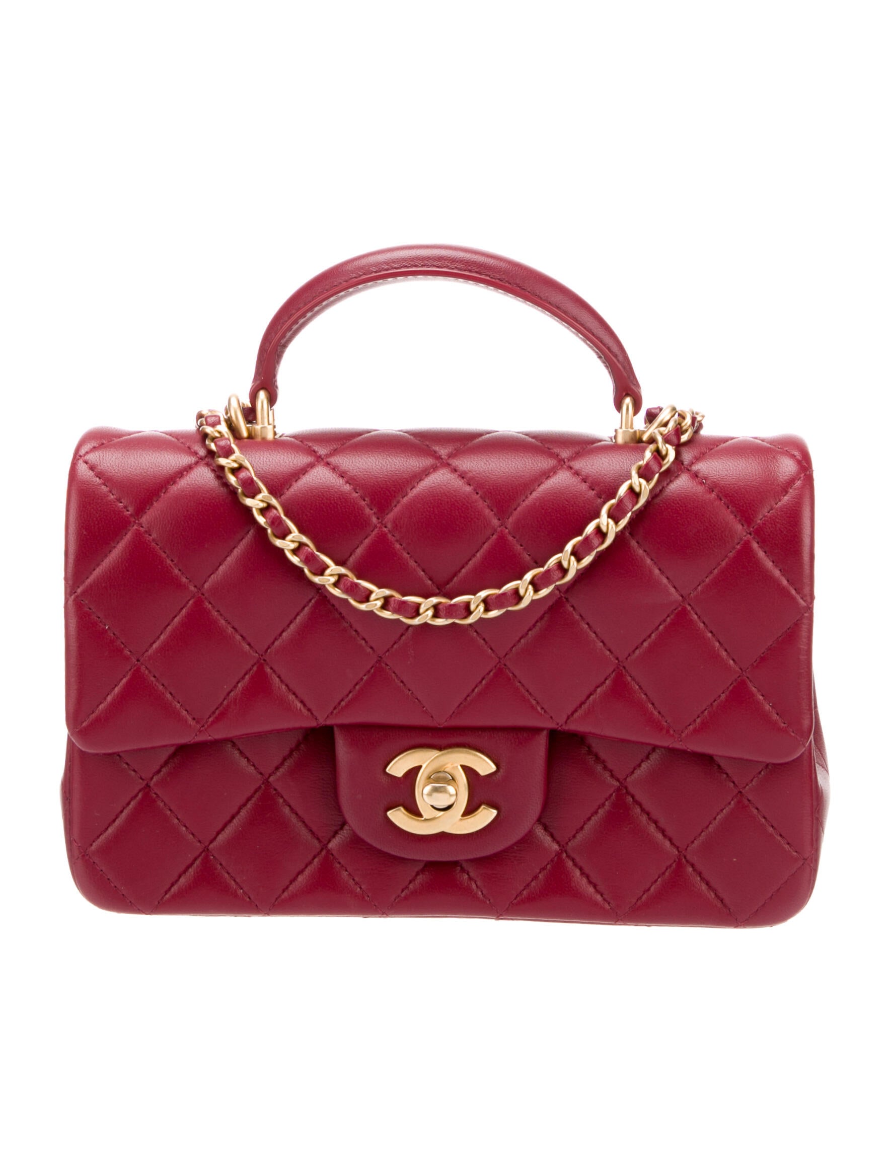 Chanel 2021 Rectangular Mini Top Handle Flap Bag