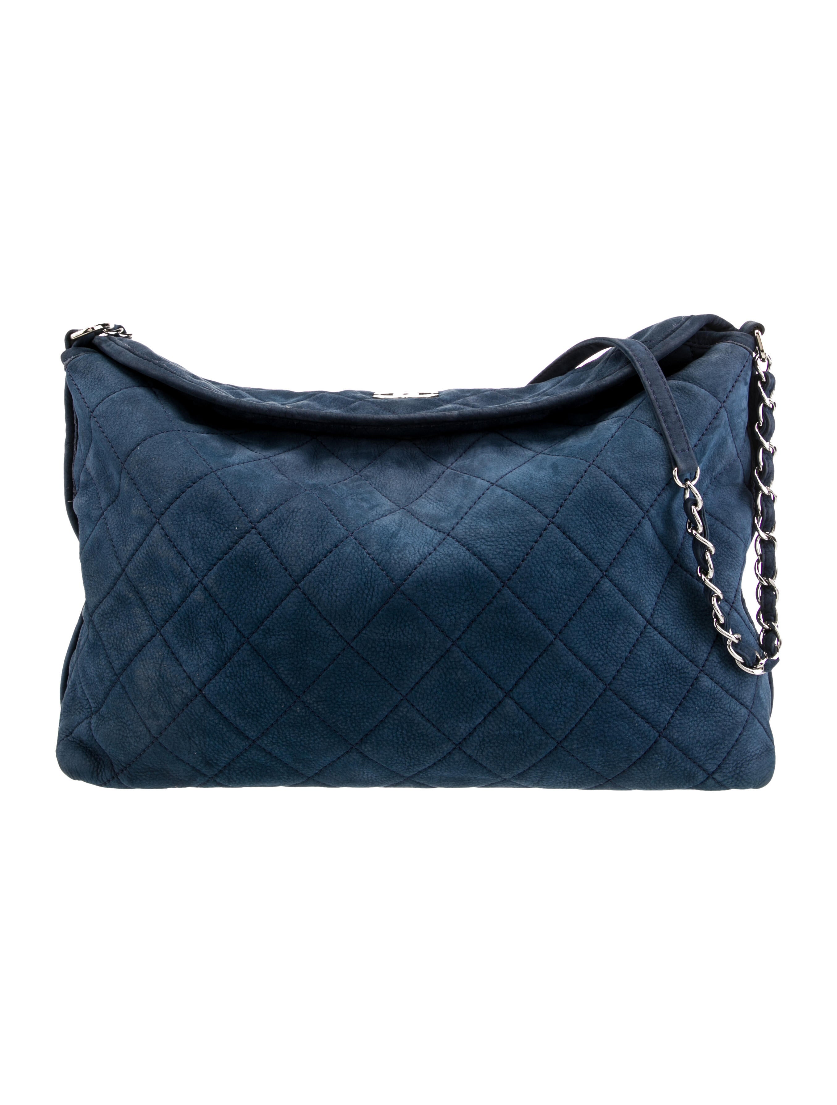 Saint Laurent Leather Tag Hobo w/ Pouch - Black Hobos