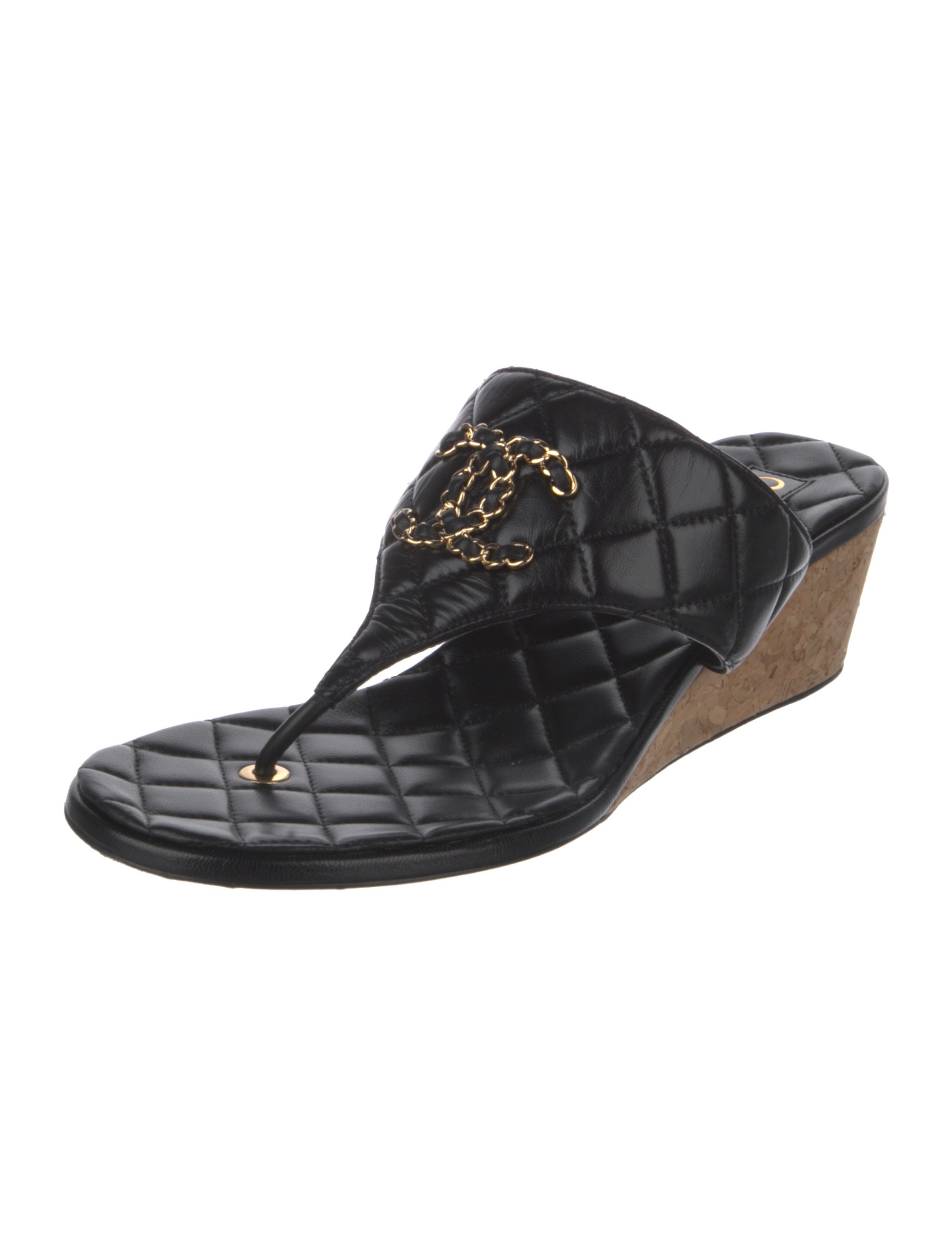 Chanel 2023 Interlocking CC Logo Slides