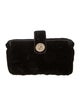 Chanel Interlocking CC Logo Velvet Pouch